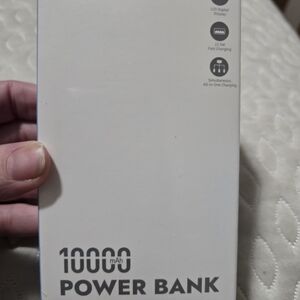 White 10000mAh Power Bank
